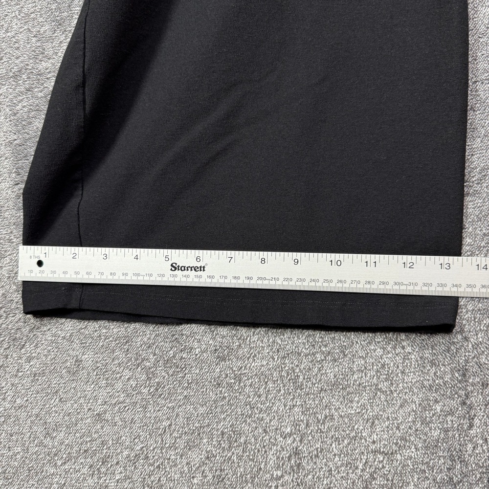 Eileen Fisher Pants Wide Leg Womens 18 Black Stretch Crepe Cropped - Picture 8 of 8